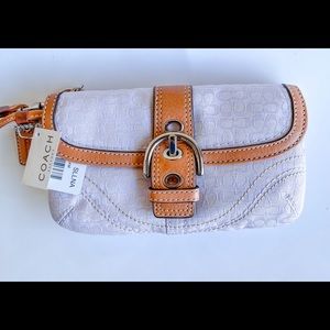 Coach Signature C Clutch Wallet Purple